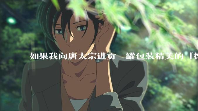 如果我向唐太宗进贡一罐包装精美的「德芙巧克力」会怎么样?